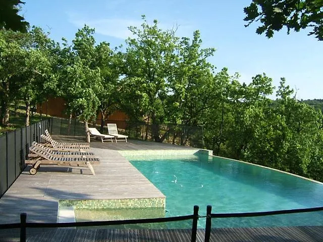 Des Camazets Avec Piscine 펜션